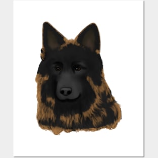 Bohemian Shepherd Dog (Small Design) Posters and Art